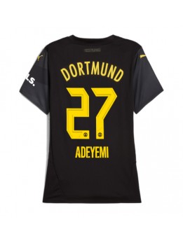 Borussia Dortmund Karim Adeyemi #27 Replika Borta Kläder Dam 2024-25 Kortärmad